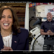 Victor Glover Chats With Kamala Harris From Space