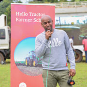Jehiel Oliver Speaking at a Hello Tractor Event